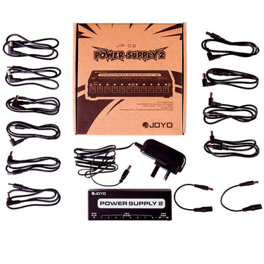 Fuente De Alimentacion Joyo Jp02 Para Pedal 10 Salidas 9v 12v 18v